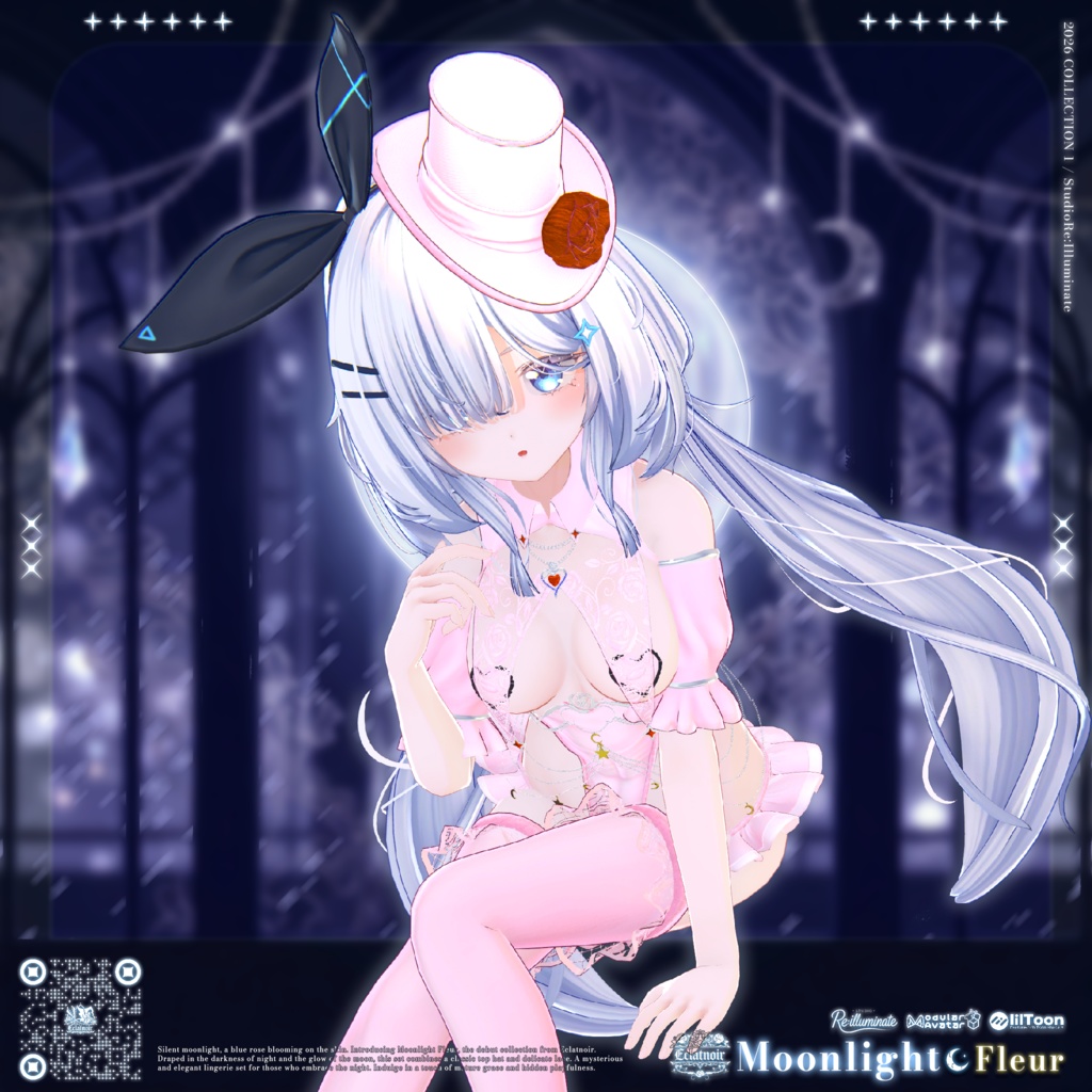 🌙セール中!🌙🎩Moonlight Fleur - Eclatnoir 1st Collection「17アバター対応」