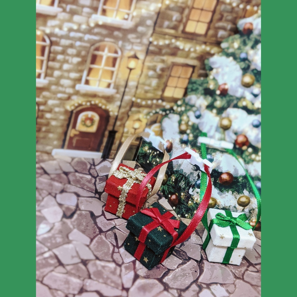 【10-11cm/オビツ11 size】君に贈るプレゼントポシェット