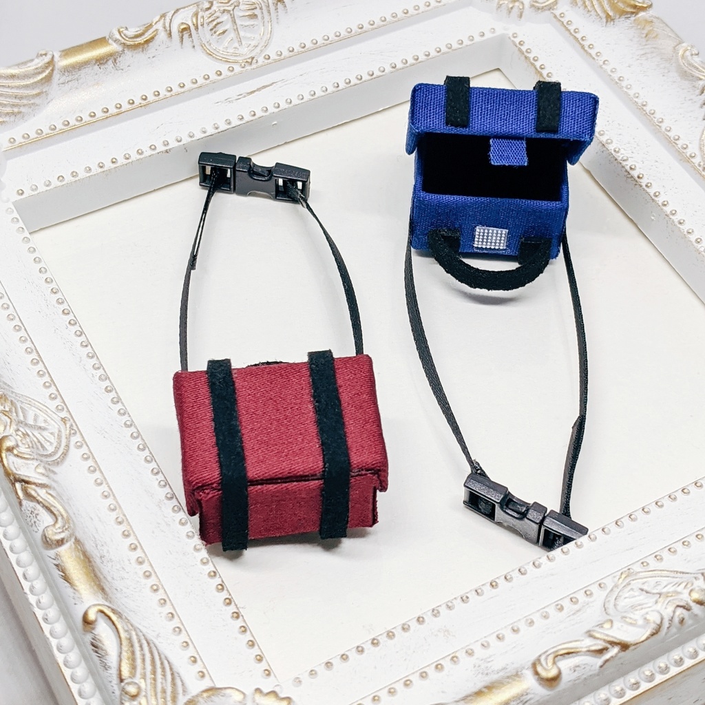 【10-11cm/オビツ11 size】君と旅するトランクポシェット - classic -