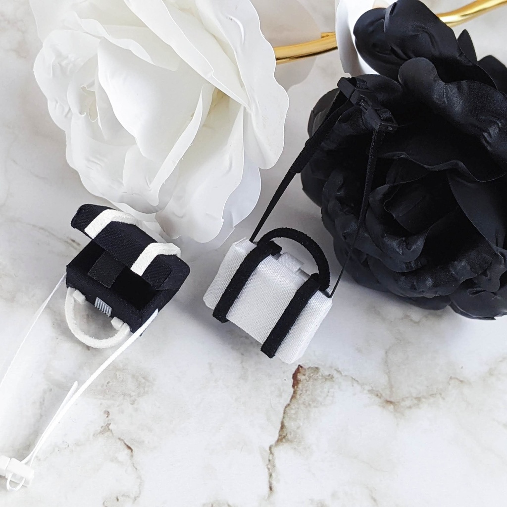 【10-11cm/オビツ11 size】君と旅するトランクポシェット - monotone -