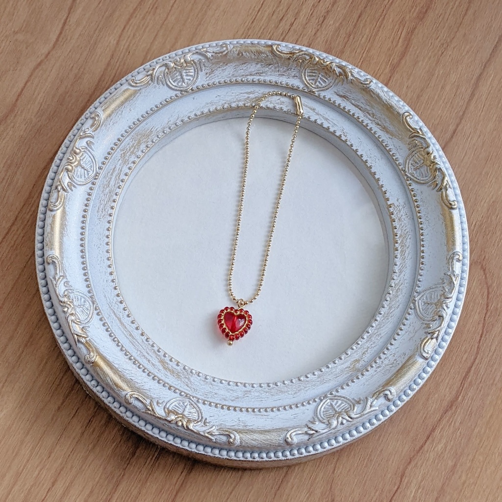 ドキドキハートのネックレス for でっかいさん