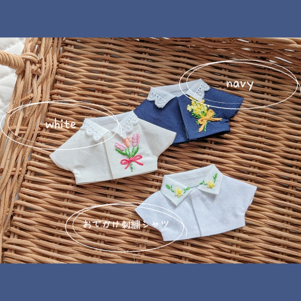 【10cm size/委託】フラワーブーケシャツ