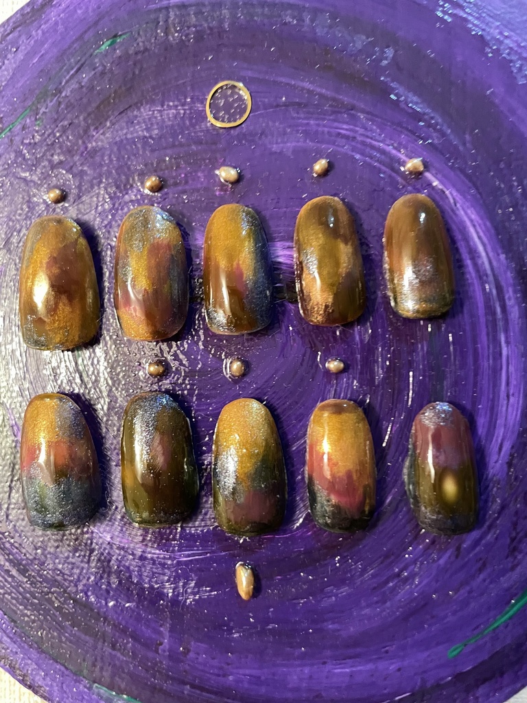 半立体展示作品「004 塗り固めた嘘は軈て」