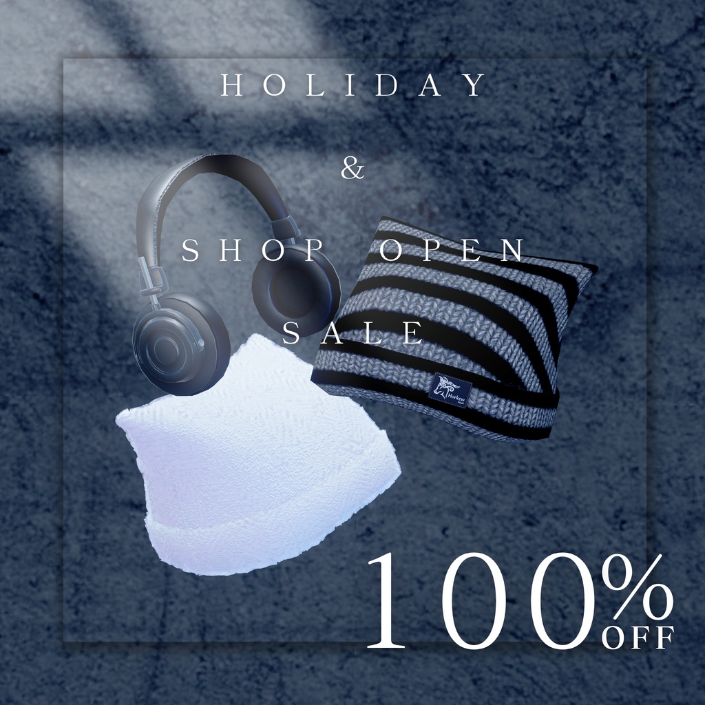 【100%OFF】Cat knit cap & headphone