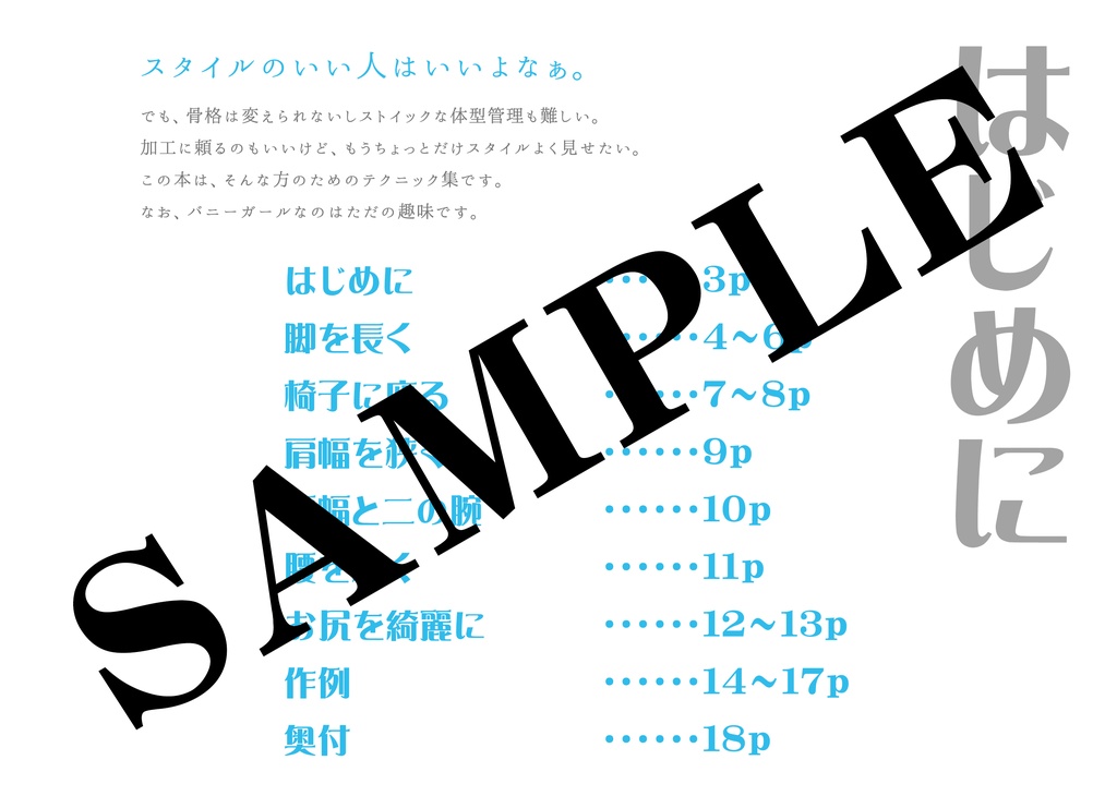 【セットのみ再販】ポージングでスタイルをごまかせ!