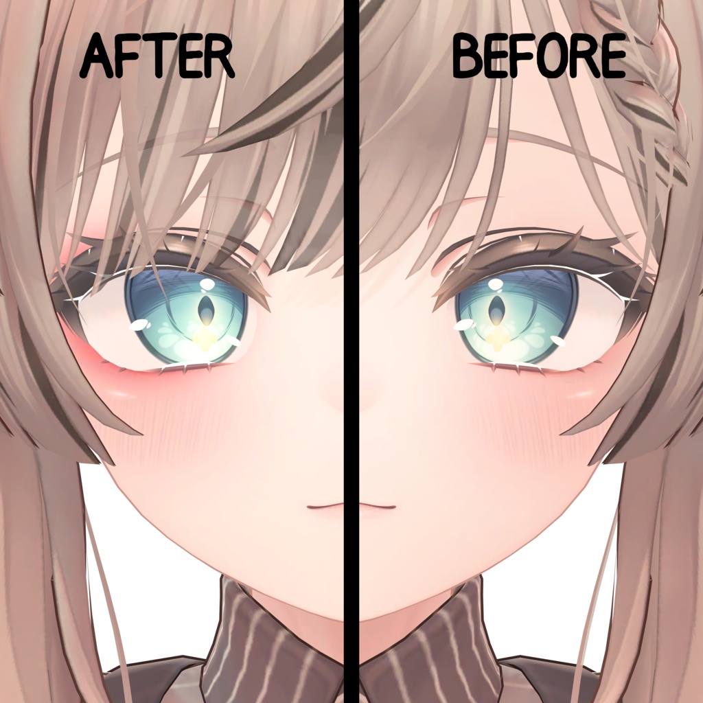 Eye Makeup texture For Manuka Moe