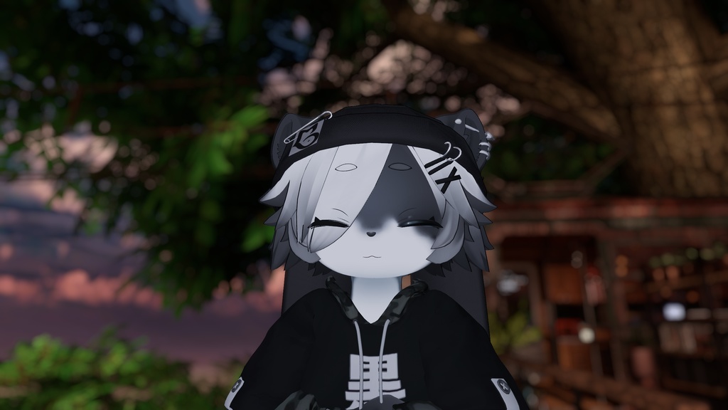 灰島Hair 片目隠れBlendShape+髪Shrink