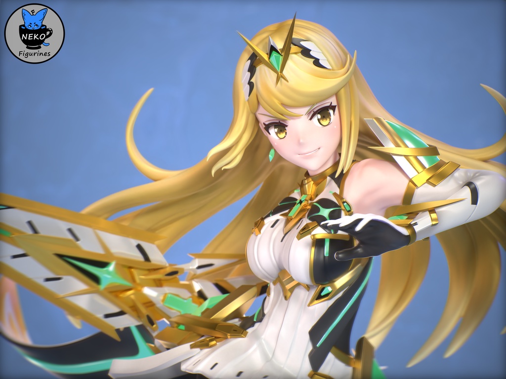 Mythra ヒカリ ゼノブレイド2 (3Dプリント用STLデータ)