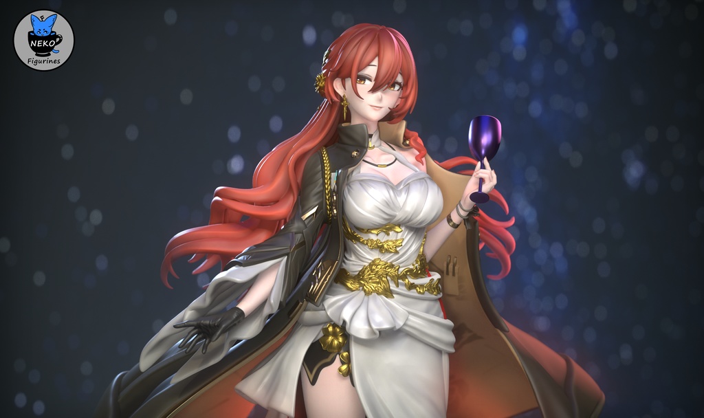 Himeko 姫 ひめ 子 こ 崩壊:スターレイル (3Dプリント用STLデータ)