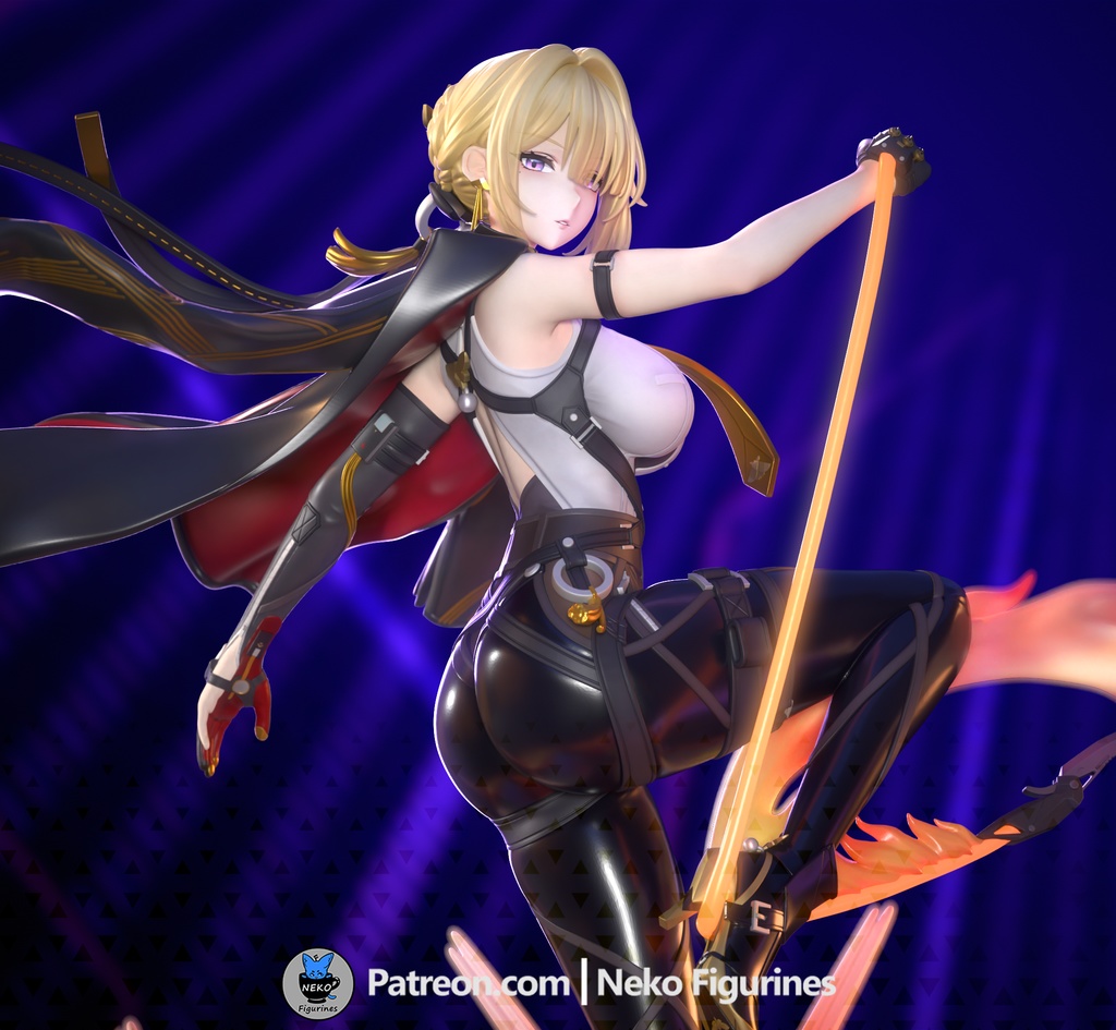 イヴリン Evelyn ゼンゼロ/ZZZ (3Dプリント用STLデータ)