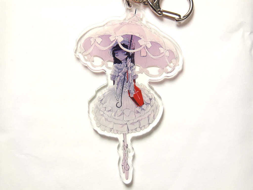 ポッキリ折れそうな痩せ姫アクキー