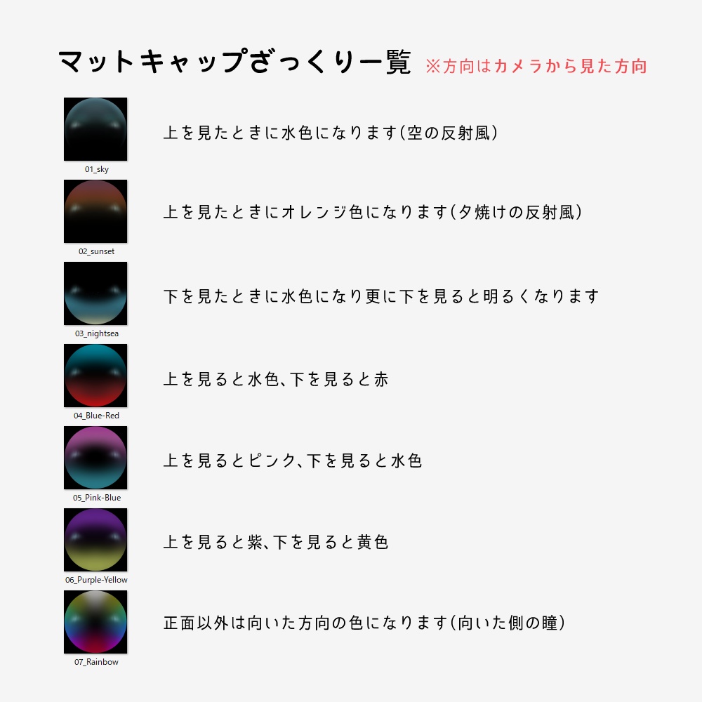 【11アバター対応】カラーフロウアイ【eye texture】