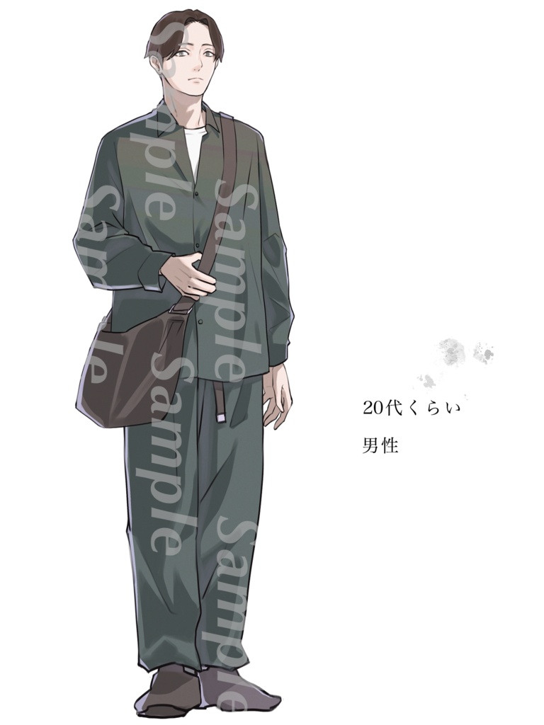 様々な年代のモブNPC立ち絵セット