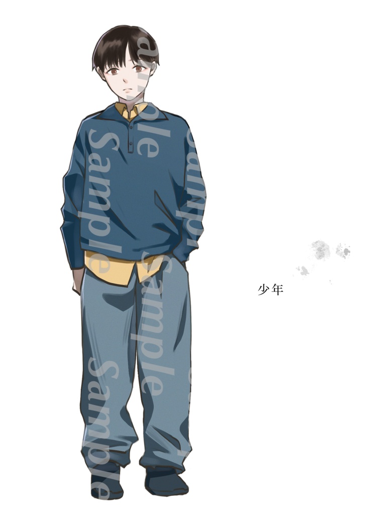 様々な年代のモブNPC立ち絵セット