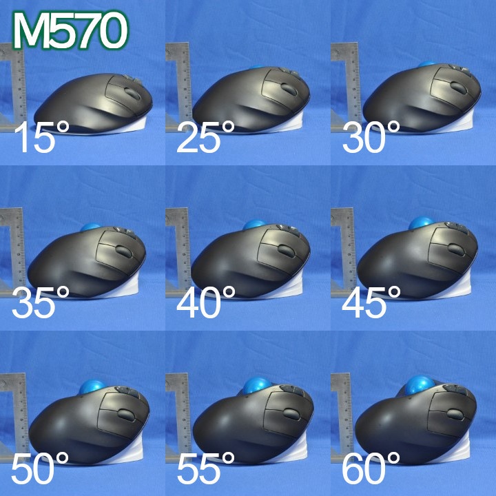 logicool M570角度調整スタンド黒