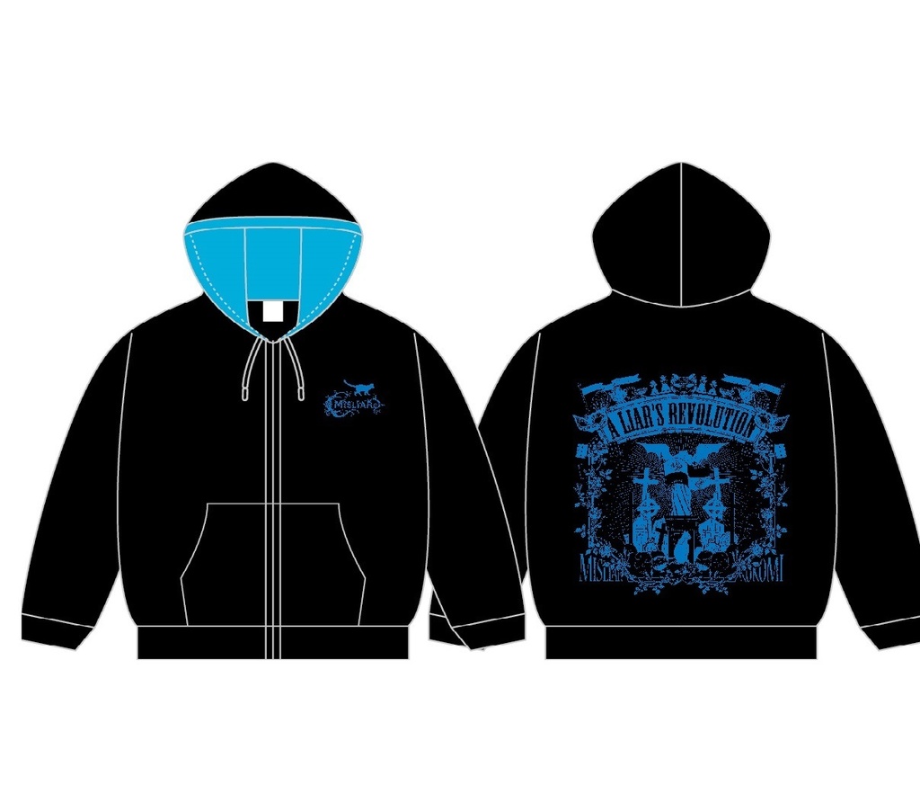 【BOOTH限定】MサイズMISLIARパーカー+お楽しみグッズ福袋