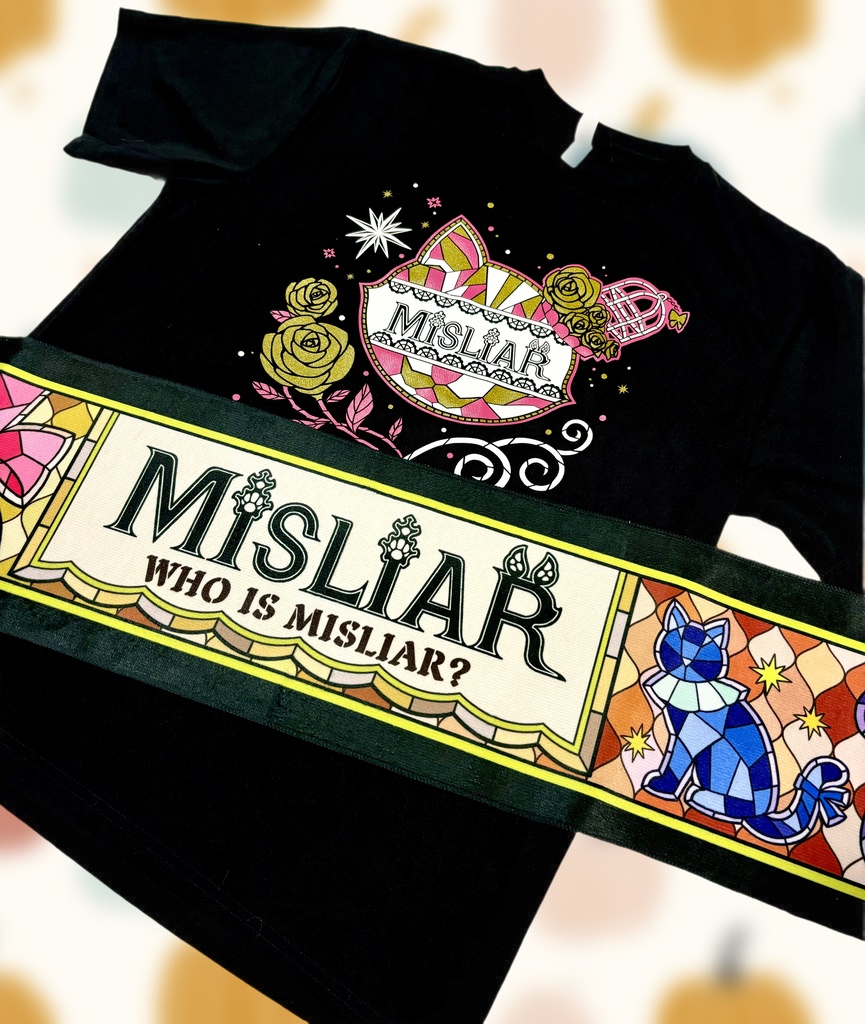 "WHO IS MISLIAR?" LIVEグッズ マフラータオル単品