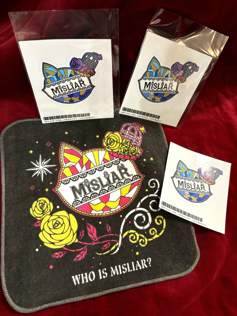"WHO IS MISLIAR?" 特盛SET✨(ハンドタオル&ステッカー特典付き)