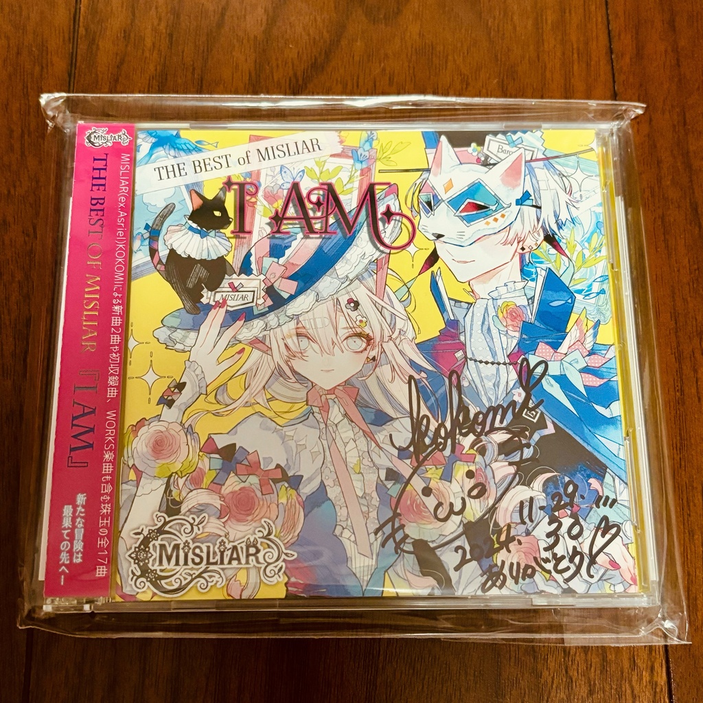 ライブ日付入りMISLIAR『I AM』