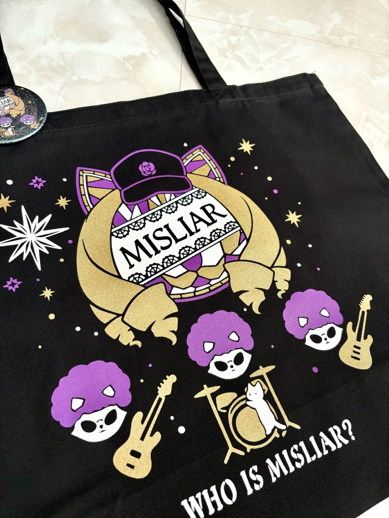 【単品】WHO IS MISLIAR? BIGサイズトートバッグ