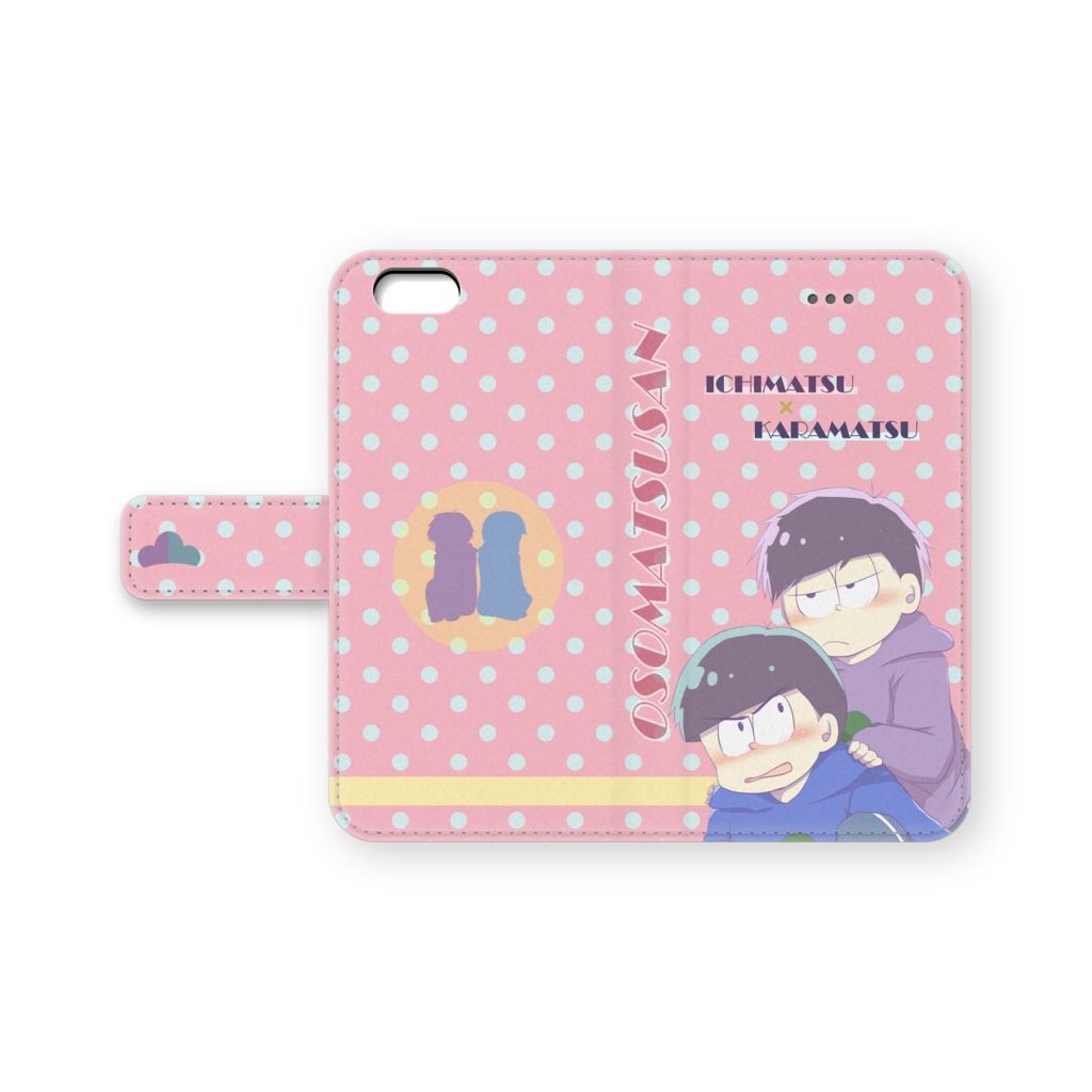 色松 手帳型iPhone6ケース