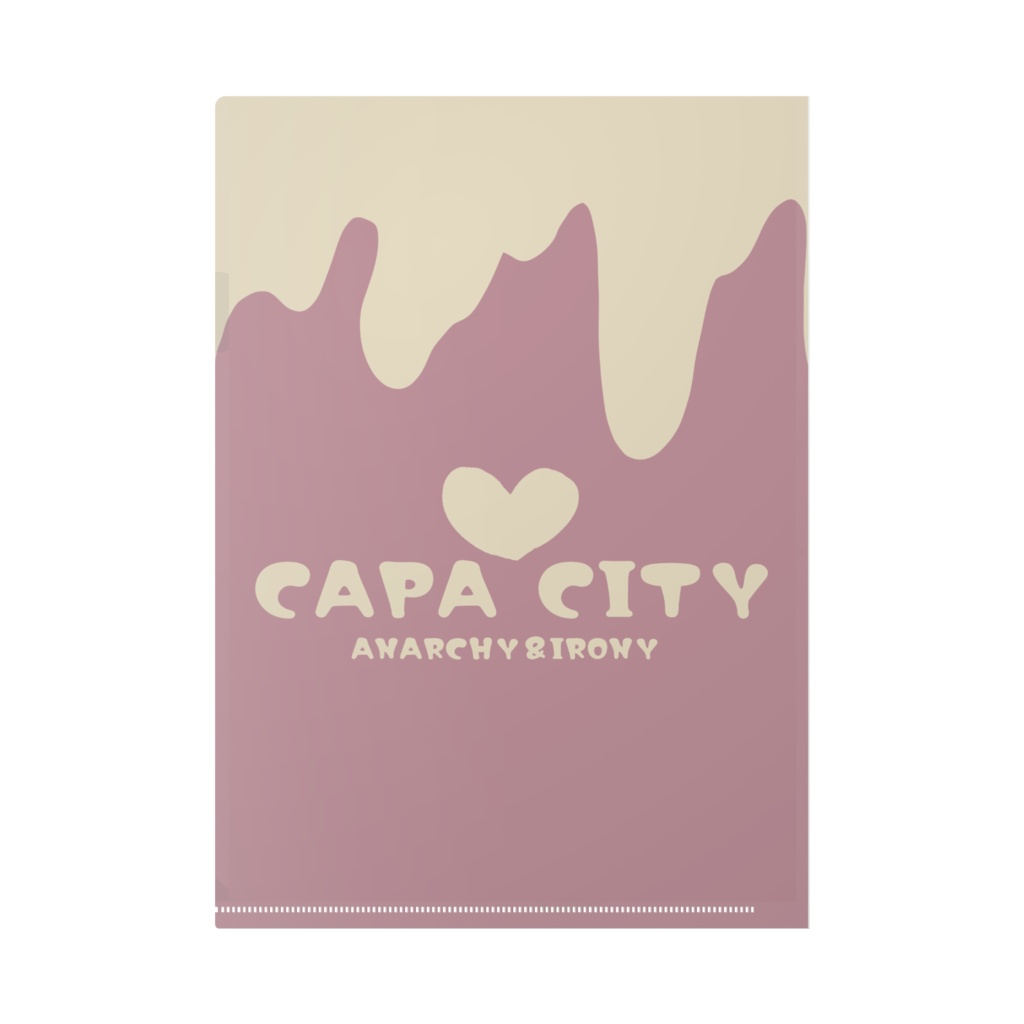 Capa City クリアファイル(アイスクリーム)