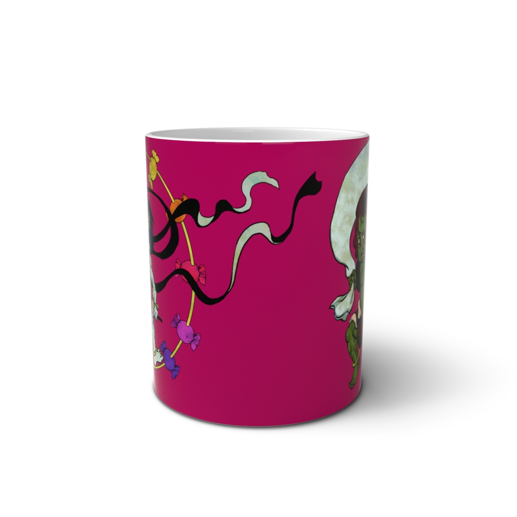 しほりとのりよの風神雷神マグカップ ぴ