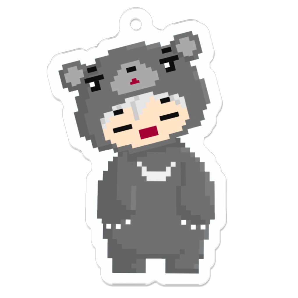 高峰クマスン アクリルキーホルダー 50x50(mm)