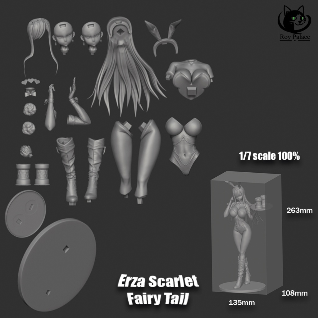 Erza - Fairy Tail - Figure for 3D Printing