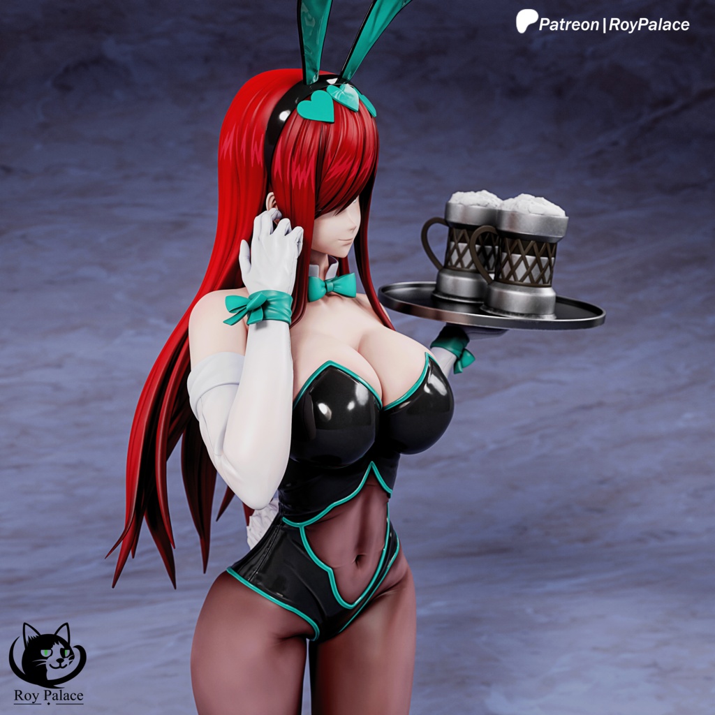 Erza - Fairy Tail - Figure for 3D Printing
