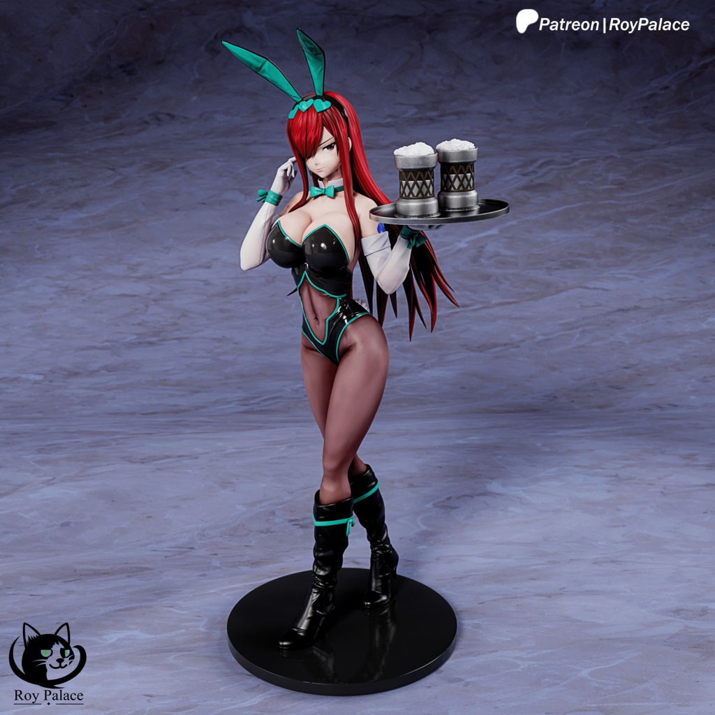 Erza - Fairy Tail - Figure for 3D Printing