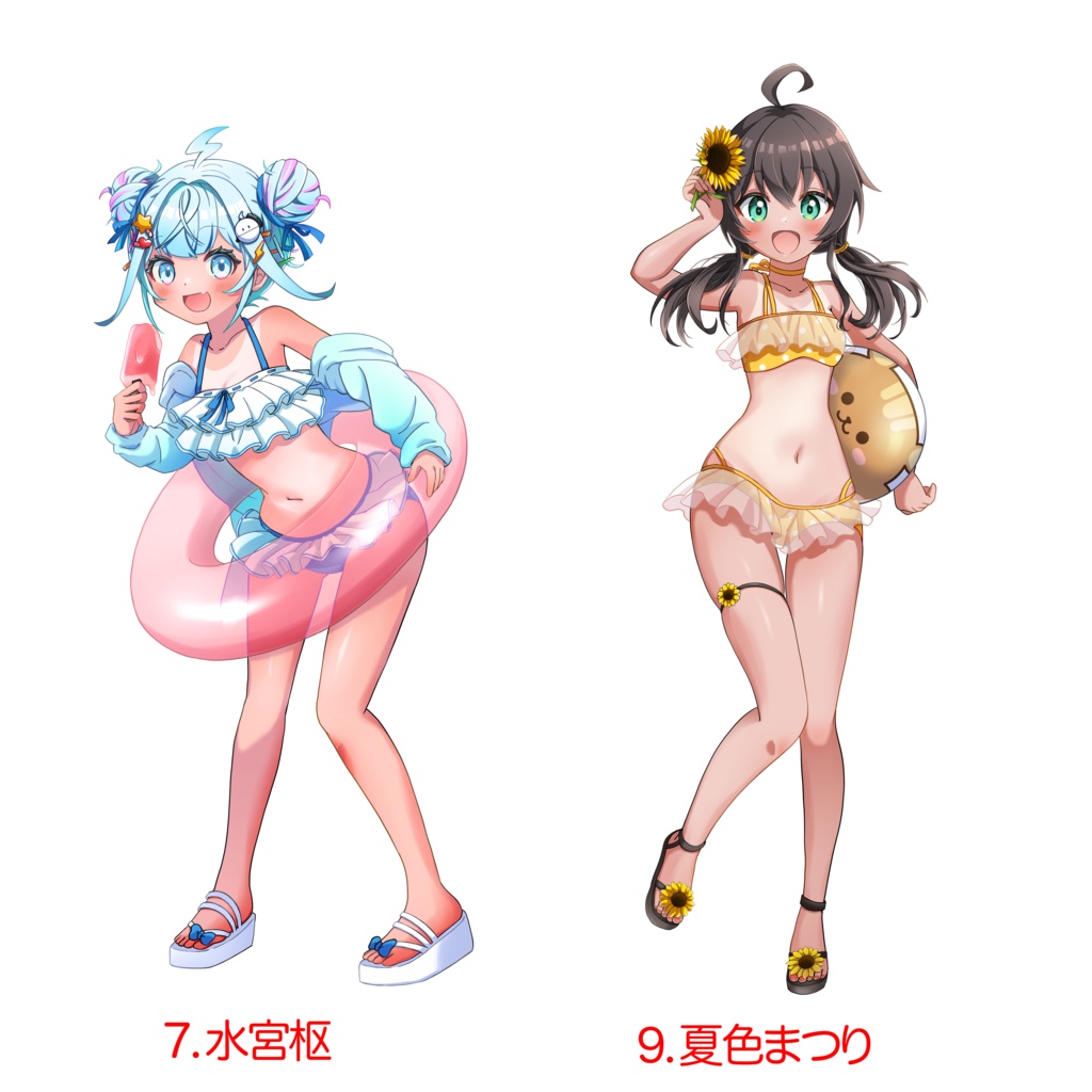 hololive 水着アクリルスタンド