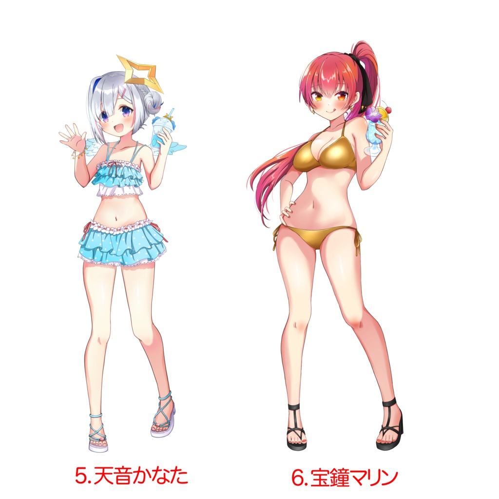 hololive 水着アクリルスタンド