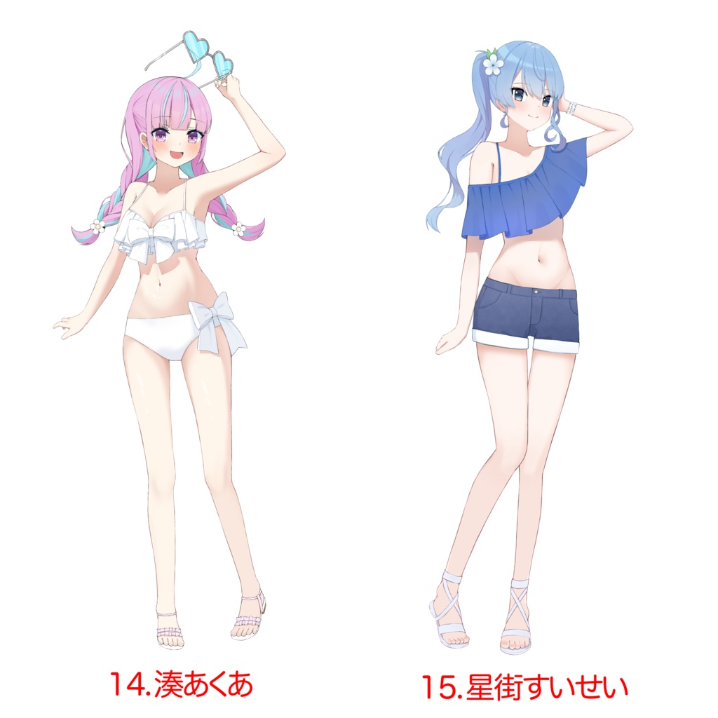 水着アクリルスタンド@すけさん