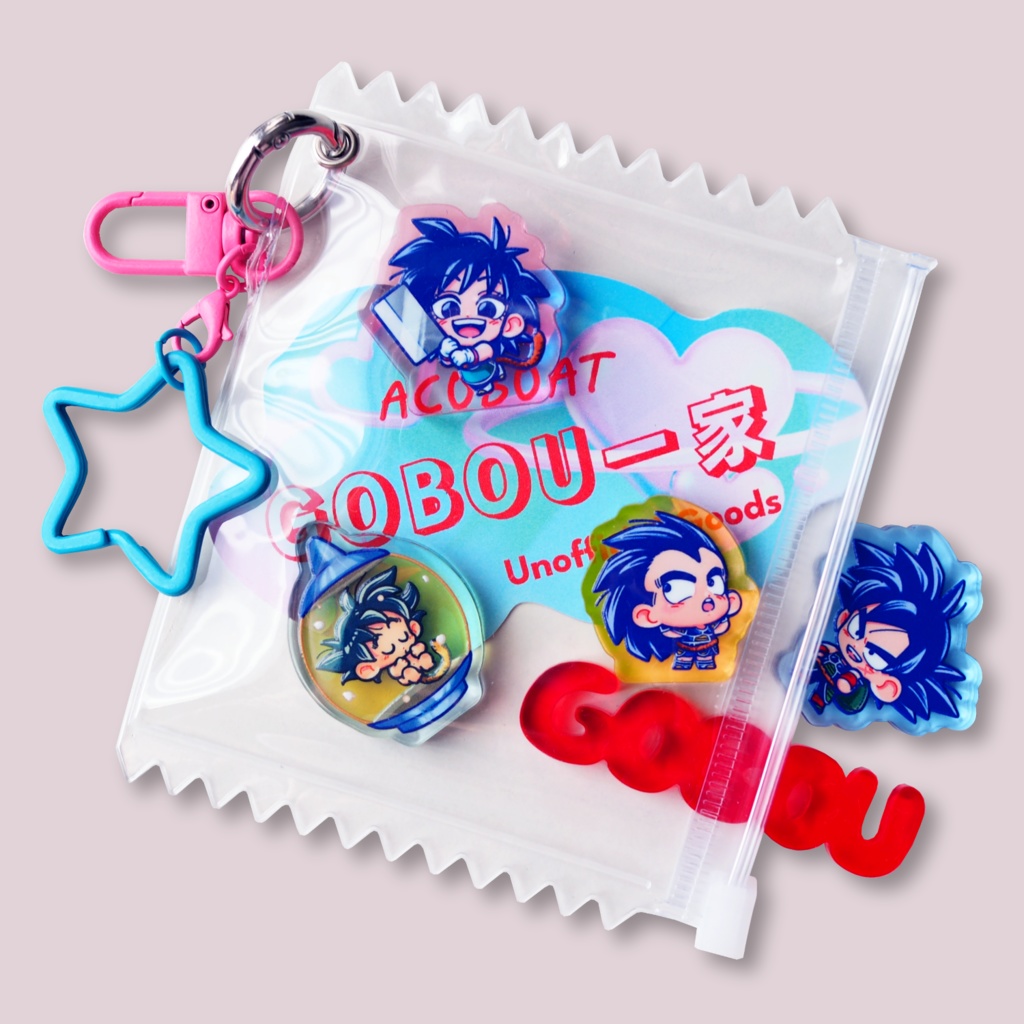 牛蒡一家おでかけミニアクスタセット