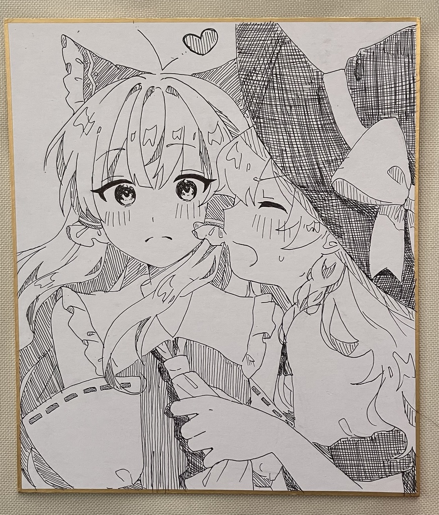 レイマリ　色紙