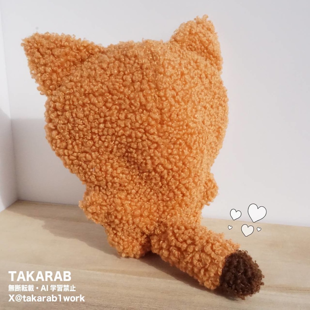 おてんば狐🍃 着ぐるみ(10〜11cm)受注生産