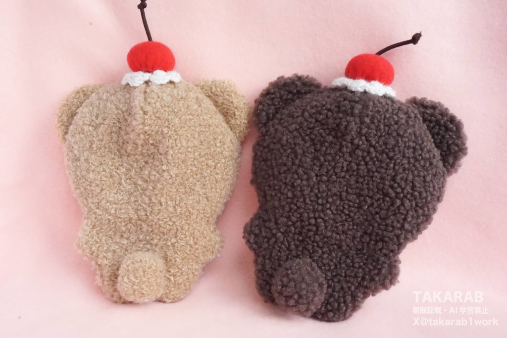 バレンタインくま 着ぐるみ(10〜11cm)