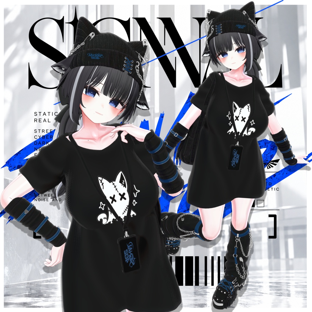 🎉 ~10/2 SALE 中|16アバター対応|𝐒𝐈𝐆𝐍𝐀𝐋 𝟒𝟎𝟐 👻🖤