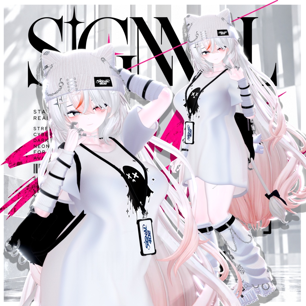 🎉 ~10/2 SALE 中|16アバター対応|𝐒𝐈𝐆𝐍𝐀𝐋 𝟒𝟎𝟐 👻🖤