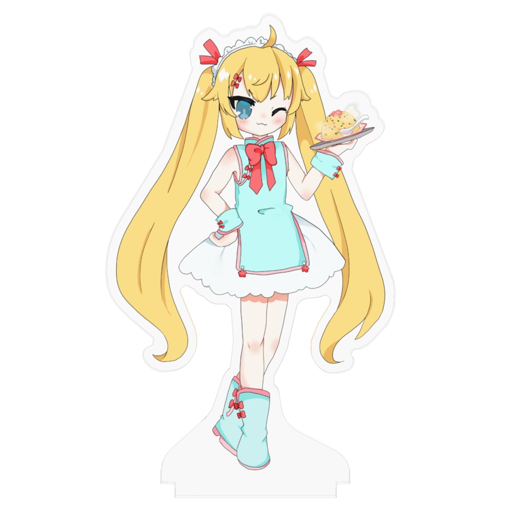 超絶可愛い炒飯アクリルフィギュア