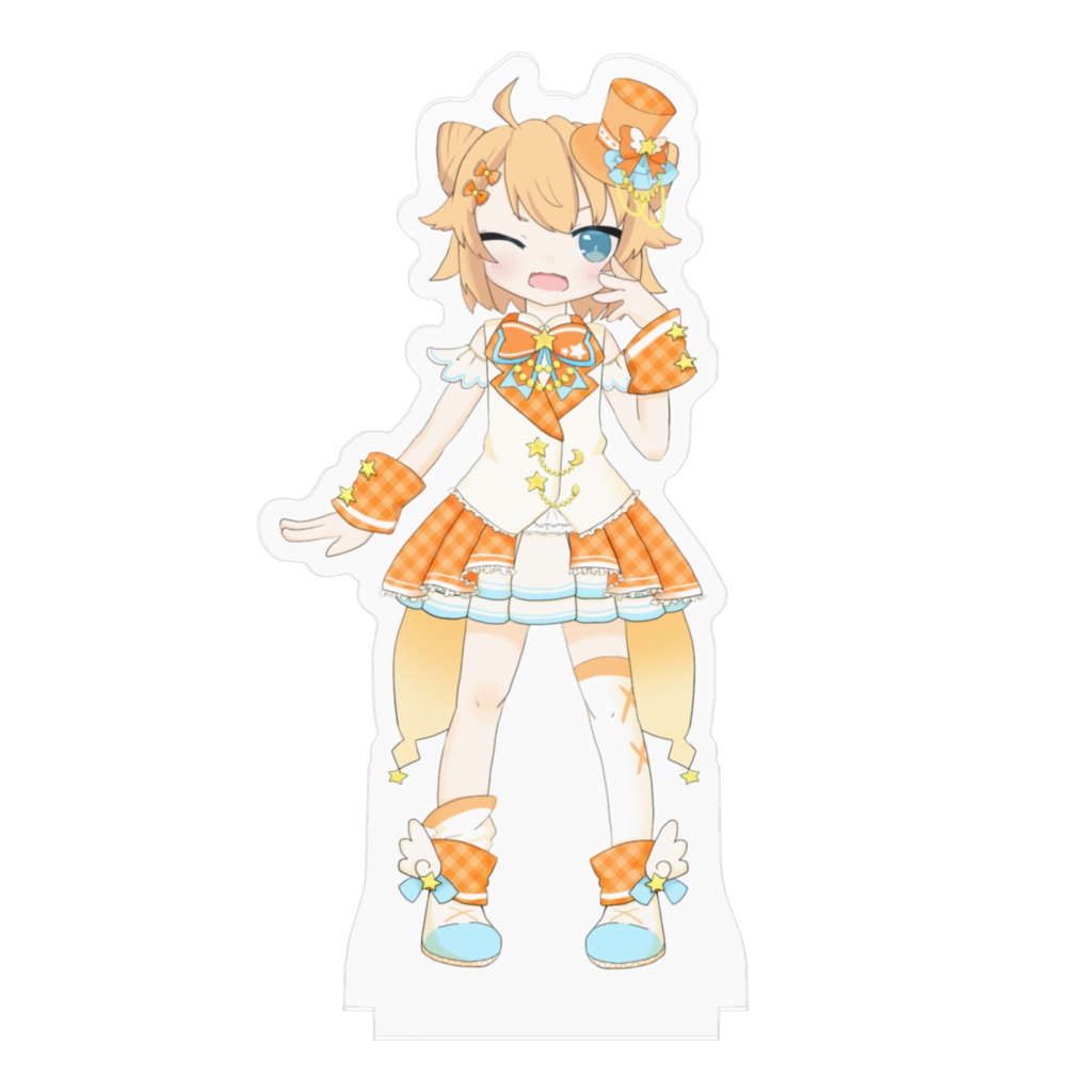 アイドル炒飯の立ち絵アクリルフィギュア