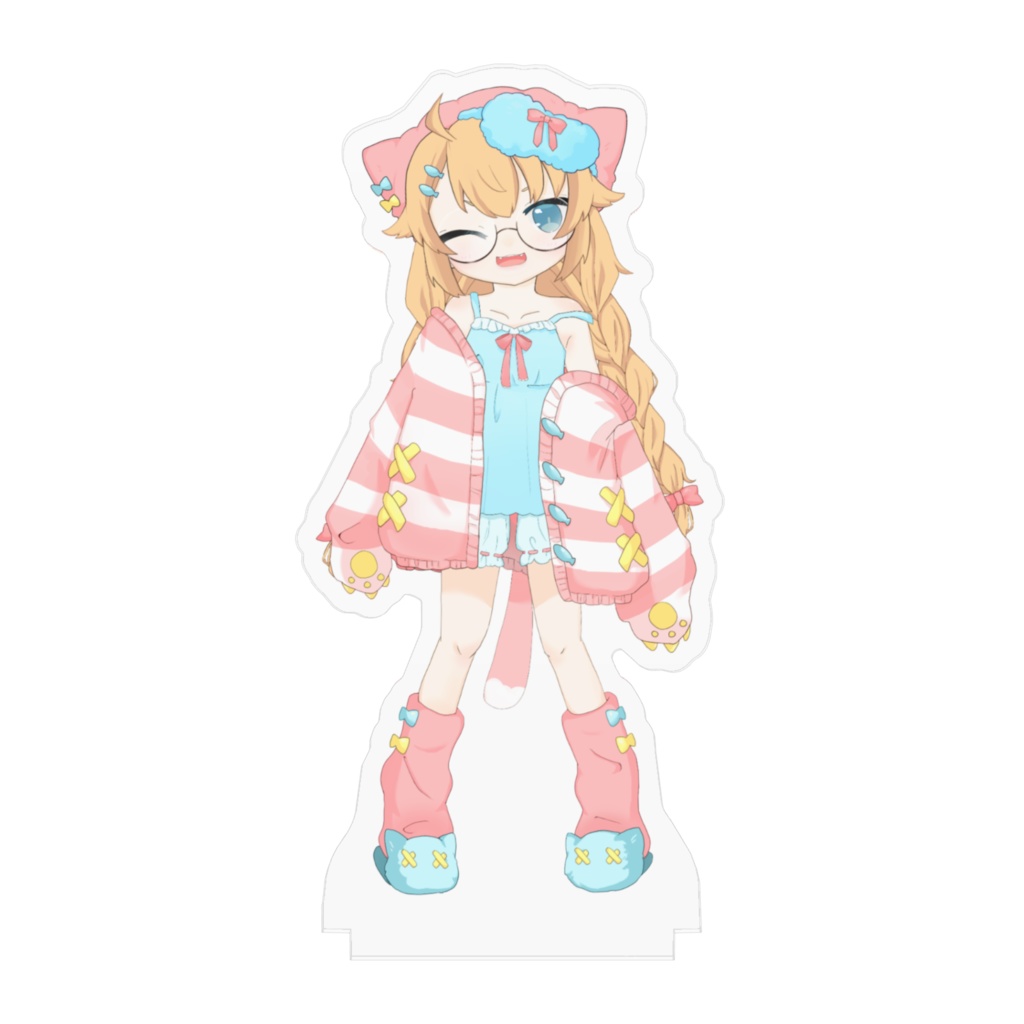 パジャマ炒飯の立ち絵アクリルフィギュア