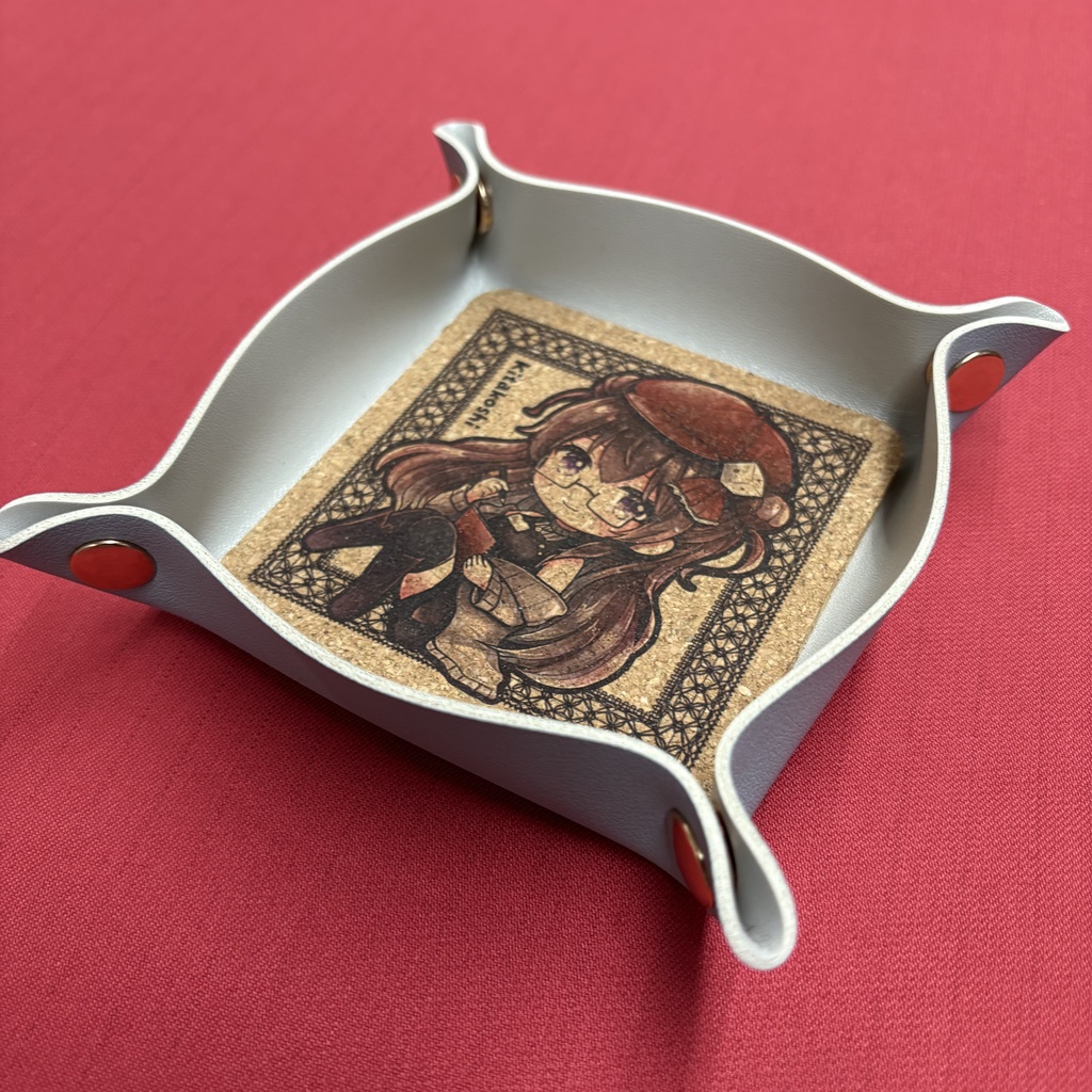 きたこしトレイ　シルバー×ブルー②秋服