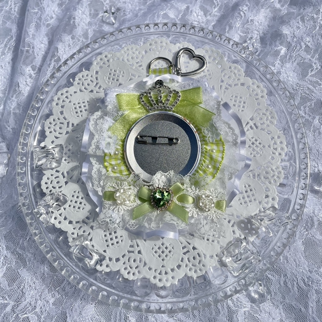 【Princess sugar】全7色展開 ロゼット(〜58mm缶)