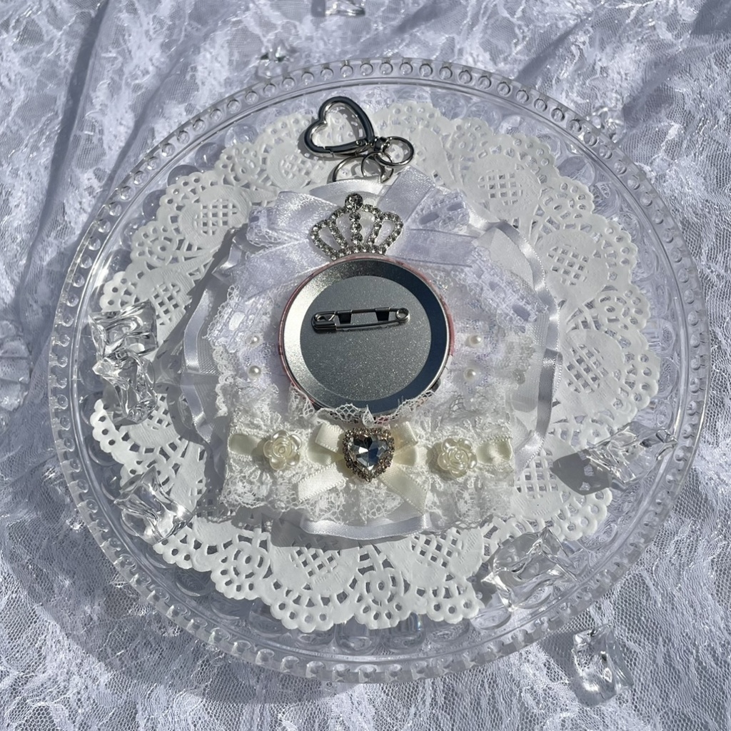 【Princess sugar】全7色展開 ロゼット(〜58mm缶)