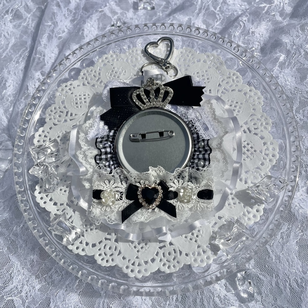 【Princess sugar】全7色展開 ロゼット(〜58mm缶)