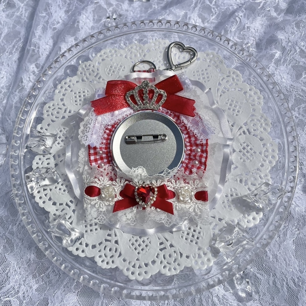 【Princess sugar】全7色展開 ロゼット(〜58mm缶)