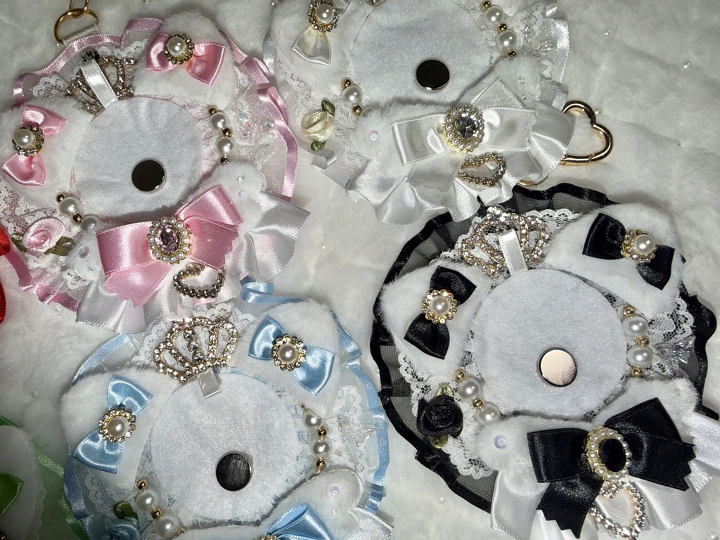 新作【Angel cat】ロゼット(〜57mm)