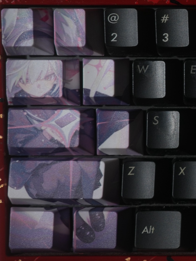 ブルーアーカイブ　キーボードキャップ　プラナ
